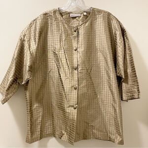 Deborah Parker Boutique Silk Jacket - Size Large